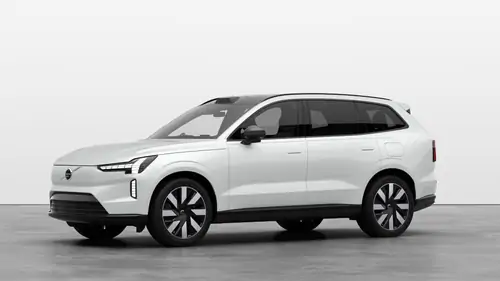 Nouveau Volvo EX90 SUV Ultra Électrique Crystal White Pearl