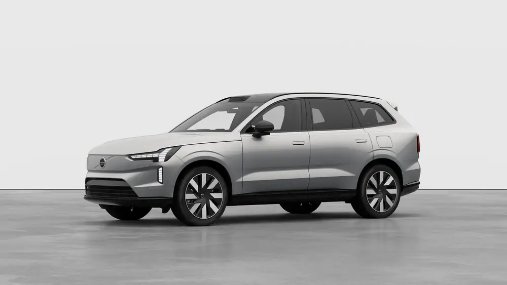 Nouveau Volvo EX90 SUV Ultra Électrique 4 roues motrices Silver Dawn 1