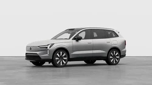 Nouveau Volvo EX90 SUV Ultra Électrique 4 roues motrices Silver Dawn