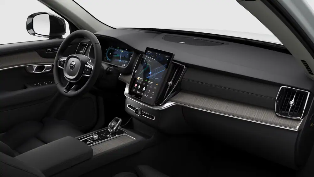 Nouveau Volvo XC90 SUV Ultimate Hybride rechargeable 4 roues motrices Crystal White Pearl 4