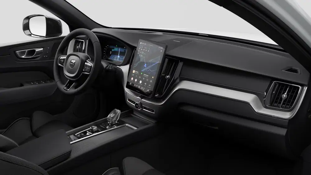 Nouveau Volvo XC60 SUV Ultimate Hybride rechargeable 4 roues motrices Crystal White Pearl 4