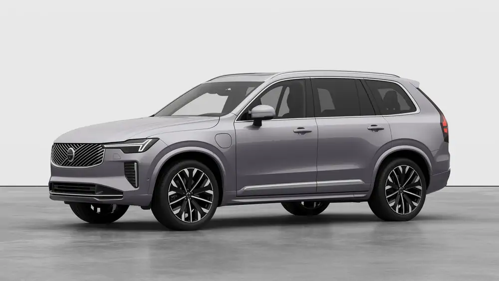 Nouveau Volvo XC90 SUV Ultimate Hybride rechargeable 4 roues motrices Aurora Silver 1
