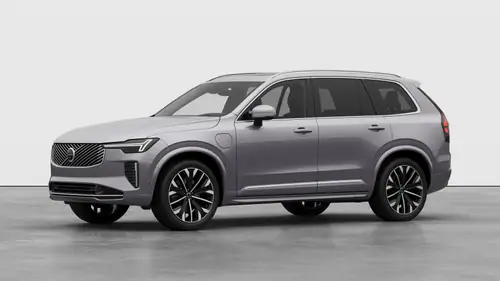 Nouveau Volvo XC90 SUV Ultimate Hybride rechargeable 4 roues motrices Aurora Silver