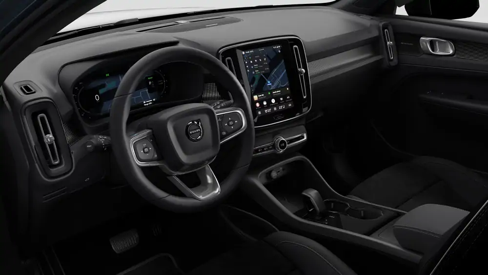 Nouveau Volvo EC40 Crossover (SUV Coupé) Plus Électrique 2 roues motrices (Propulsion) Denim Blue 4