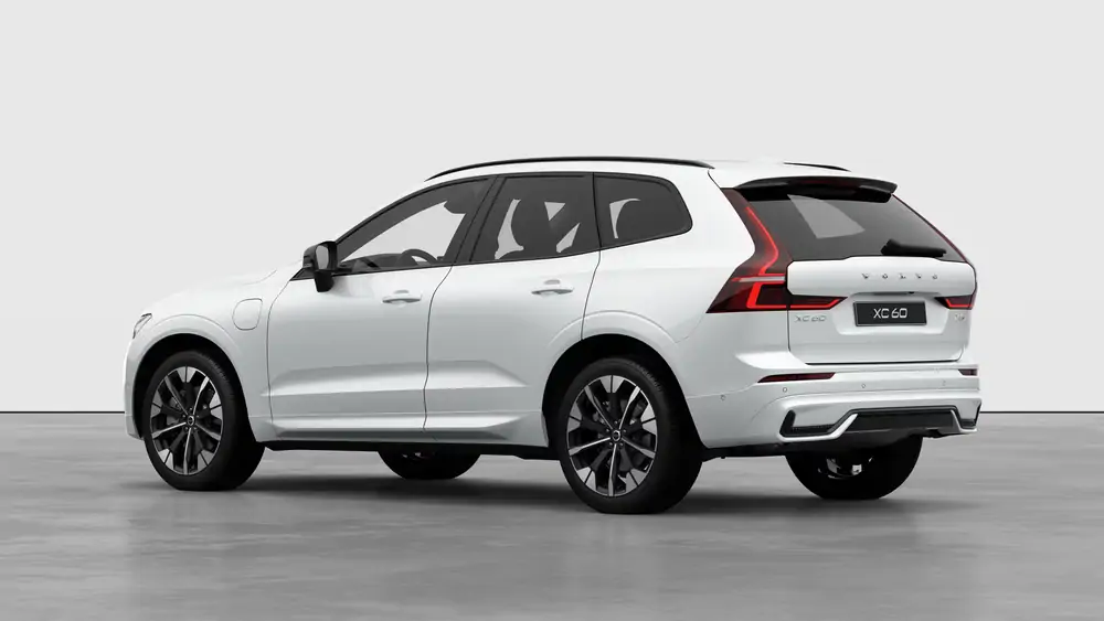 Nouveau Volvo XC60 SUV Plus Hybride rechargeable 4 roues motrices Crystal White Pearl 2