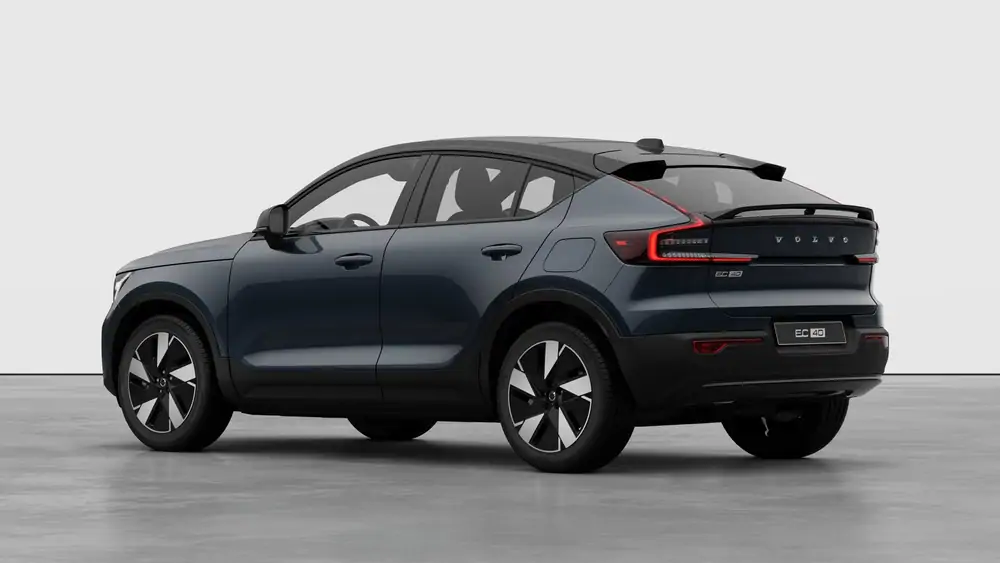Nouveau Volvo EC40 Crossover (SUV Coupé) Plus Électrique 2 roues motrices (Propulsion) Denim Blue 2