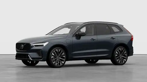 Nouveau Volvo XC60 SUV Ultimate Hybride rechargeable 4 roues motrices Denim Blue