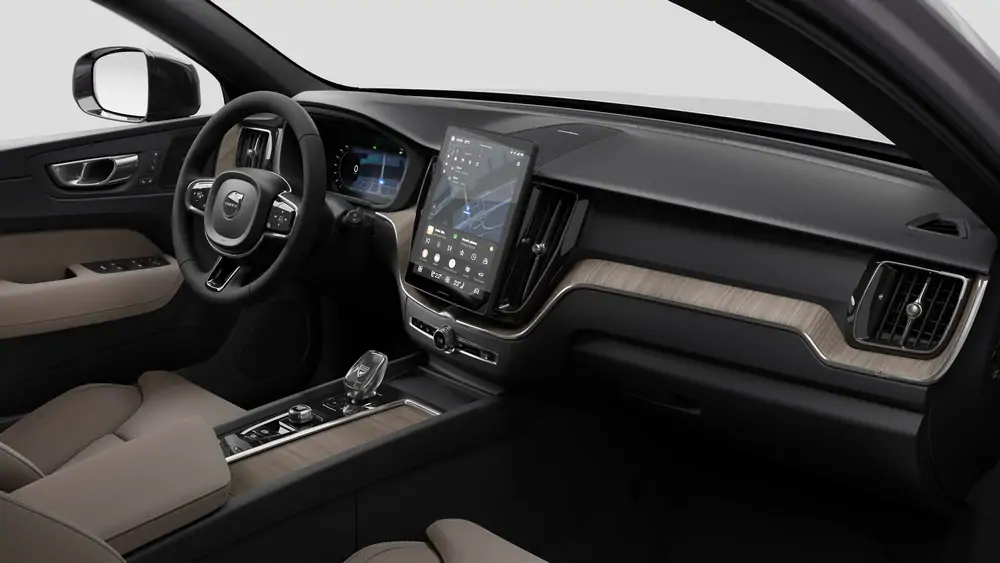 Nouveau volvo XC60 SUV Plus Hybride rechargeable 4 roues motrices Aurora Silver 4