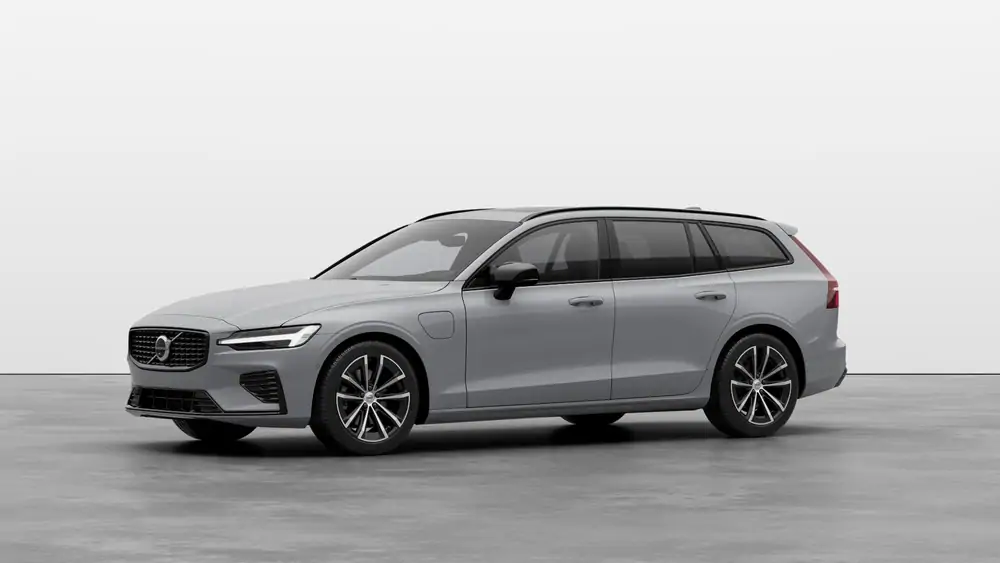 Nouveau Volvo V60 Break Plus Hybride rechargeable 4 roues motrices Vapour Grey 1