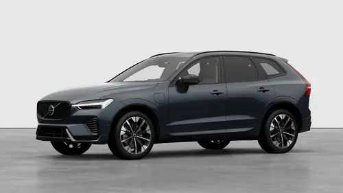 Nouveau Volvo XC60 SUV Ultimate Hybride rechargeable 4 roues motrices Denim Blue