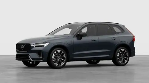 Nouveau Volvo XC60 SUV Ultimate Hybride rechargeable 4 roues motrices Denim Blue