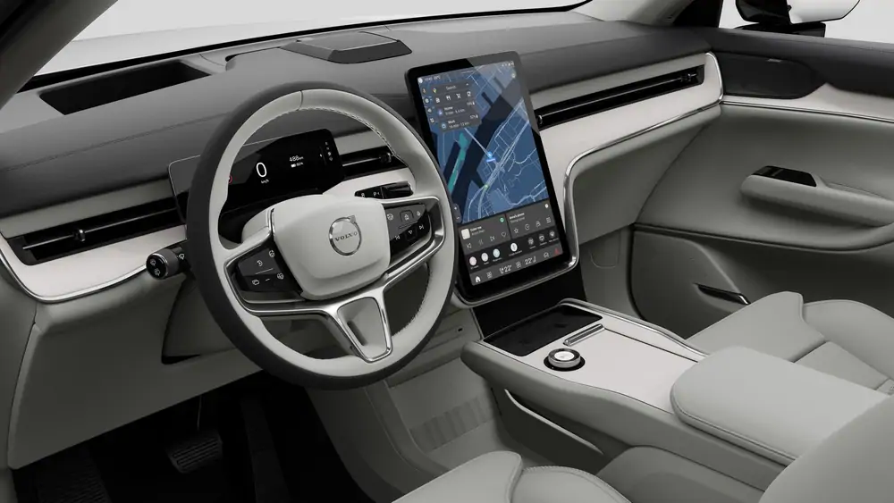 Nouveau Volvo EX90 SUV Ultra Électrique 4 roues motrices Silver Dawn 4