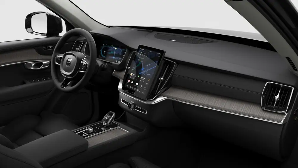 Nouveau Volvo XC90 SUV Ultimate Hybride rechargeable 4 roues motrices Onyx Black 4