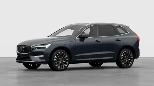 Nouveau Volvo XC60 SUV Ultimate Hybride rechargeable 4 roues motrices Denim Blue