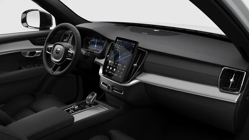 Nouveau Volvo XC90 SUV Ultimate Hybride rechargeable 4 roues motrices Crystal White Pearl 4