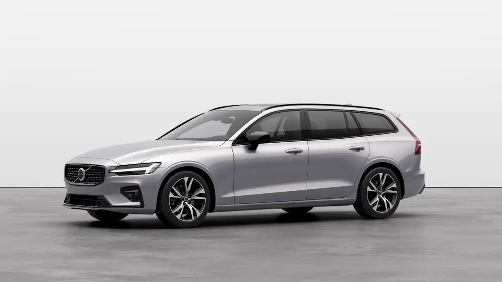 Nouveau Volvo V60 Break Plus Mild Hybrid 2 roues motrices (Traction) Silver Dawn 1