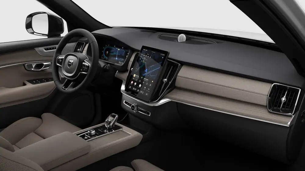 Nouveau Volvo XC90 SUV Ultimate Hybride rechargeable 4 roues motrices Silver Dawn 4