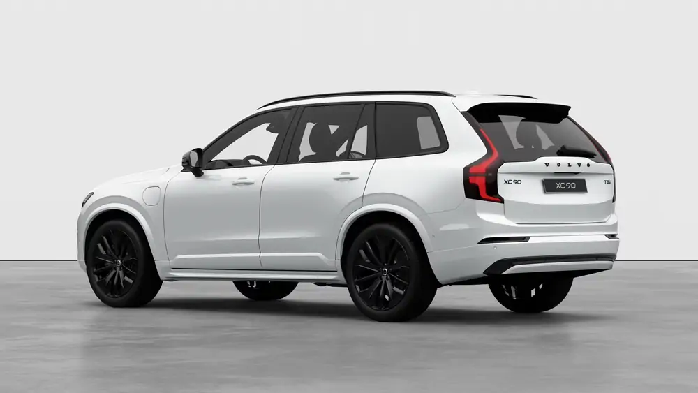 Nouveau Volvo XC90 SUV Ultimate Hybride rechargeable 4 roues motrices Crystal White Pearl 2