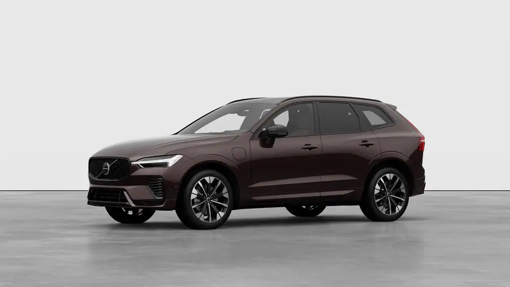 Nouveau Volvo XC60 SUV Ultimate Hybride rechargeable 4 roues motrices Mulberry Red 1