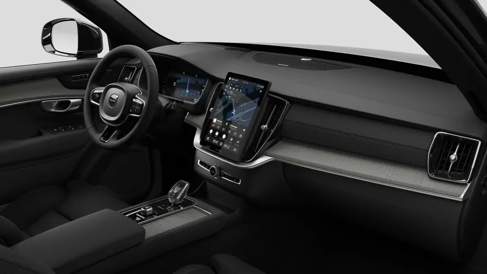 Nouveau volvo XC90 SUV Ultra Hybride rechargeable 4 roues motrices Onyx Black 4