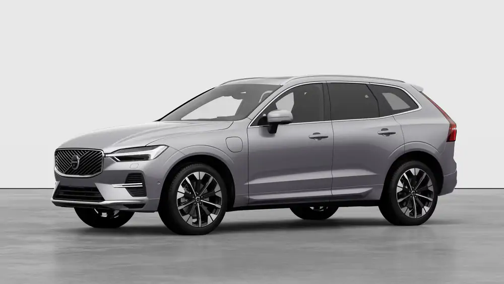 Nouveau Volvo XC60 SUV Ultimate Hybride rechargeable 4 roues motrices Aurora Silver 1