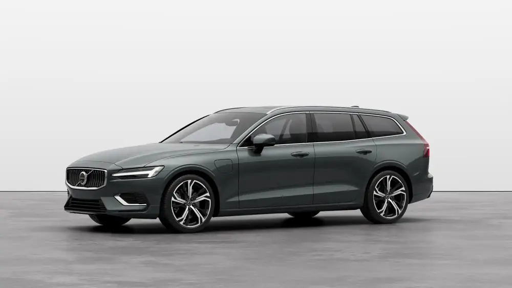 Nouveau Volvo V60 Break Ultimate Hybride rechargeable 4 roues motrices Forest Lake 1