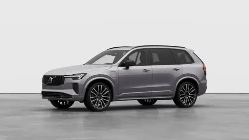 Nouveau Volvo XC90 SUV Ultimate Hybride rechargeable 4 roues motrices Aurora Silver
