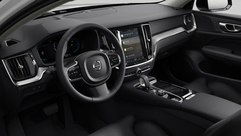 Nouveau Volvo V60 Break Plus Hybride rechargeable 4 roues motrices Crystal White Pearl 4