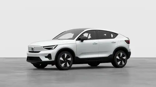 Nouveau Volvo EC40 Crossover (SUV Coupé) Plus Électrique 2 roues motrices (Propulsion) Crystal White Pearl