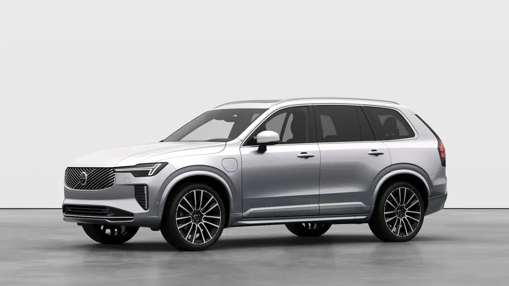 Nouveau Volvo XC90 SUV Ultimate Hybride rechargeable 4 roues motrices Silver Dawn 1