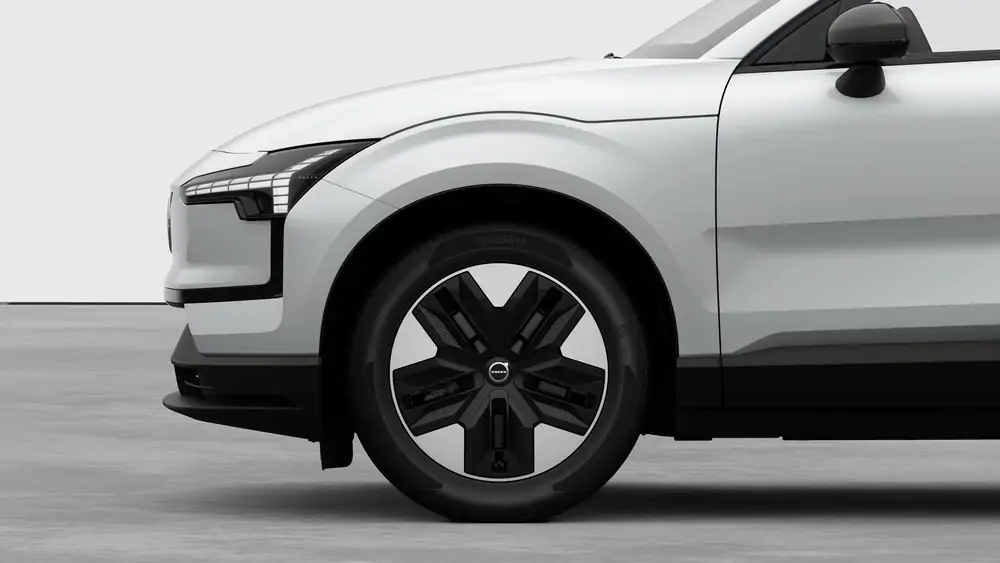 Nouveau Volvo EX30 SUV Plus Électrique 2 roues motrices (Propulsion) Crystal White Pearl 3