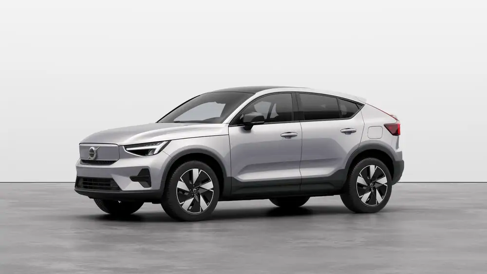 Nouveau Volvo C40 Crossover (SUV Coupé) Plus Électrique 2 roues motrices (Propulsion) Silver Dawn 1