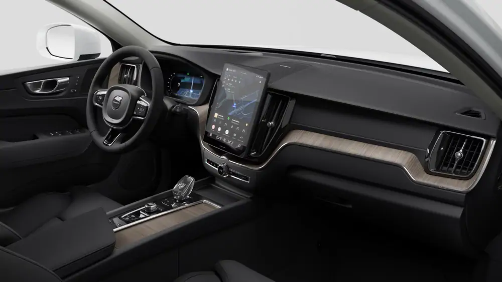 Nouveau Volvo XC60 SUV Ultimate Hybride rechargeable 4 roues motrices Crystal White Pearl 4