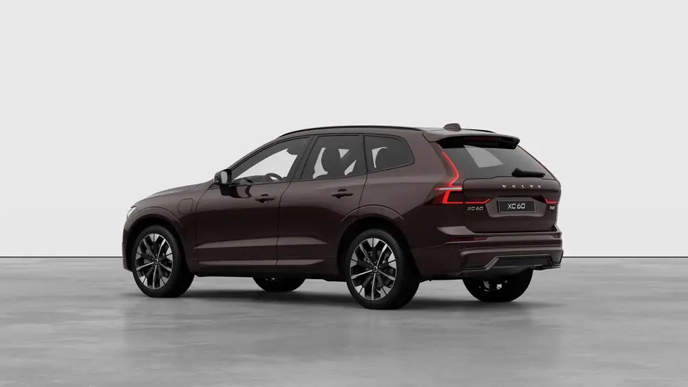Nouveau Volvo XC60 SUV Ultimate Hybride rechargeable 4 roues motrices Mulberry Red 2