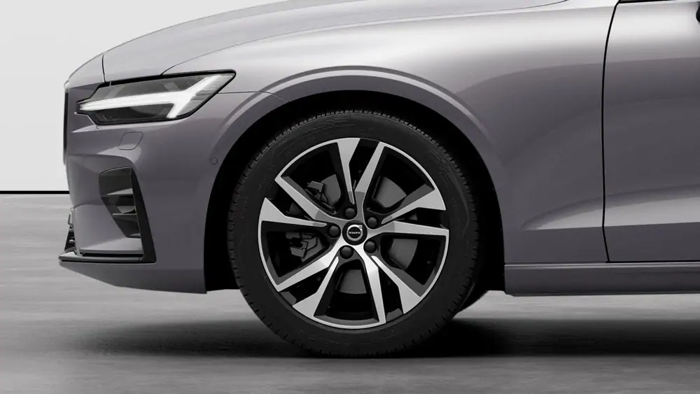 Nouveau Volvo V60 Break Ultimate Micro-hybride 2 roues motrices (Traction) Aurora Silver 3