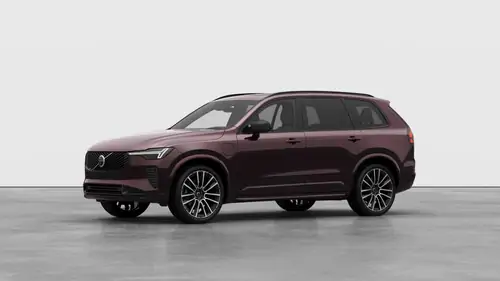 Nouveau Volvo XC90 SUV Ultimate Hybride rechargeable 4 roues motrices Mulberry Red