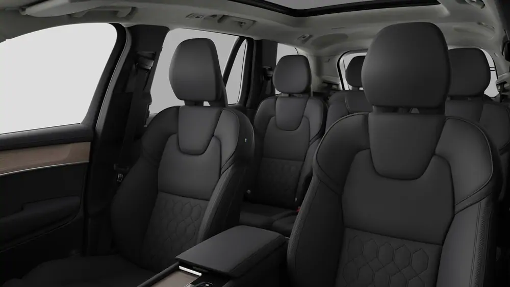Nouveau volvo XC90 SUV Ultra Hybride rechargeable 4 roues motrices Aurora Silver 5