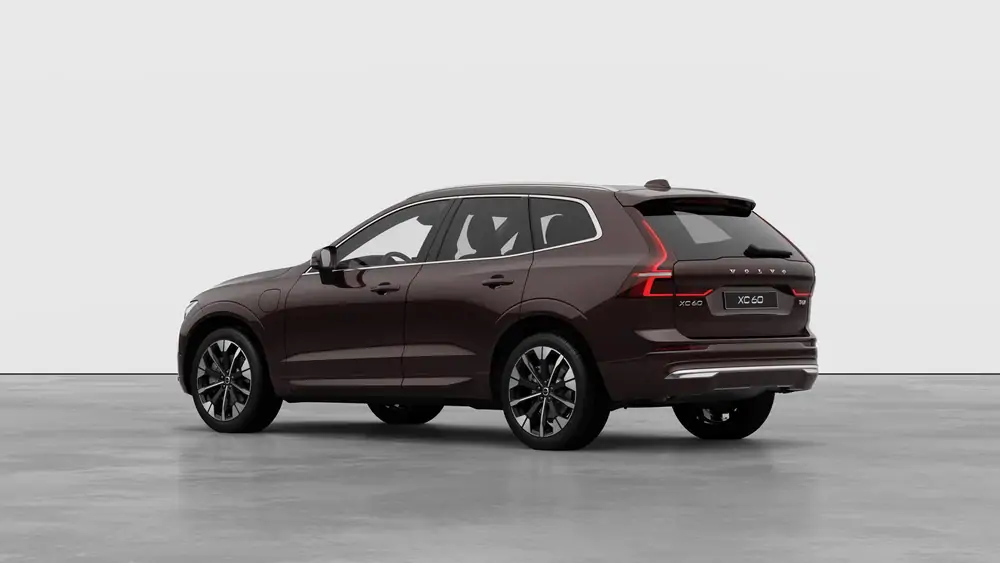 Nouveau Volvo XC60 SUV Ultimate Hybride rechargeable 4 roues motrices Mulberry Red 2