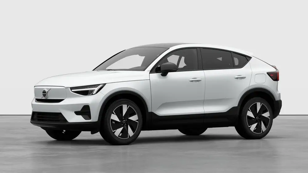 Nouveau Volvo EC40 Crossover (SUV Coupé) Plus Électrique 2 roues motrices (Propulsion) Crystal White Pearl 1