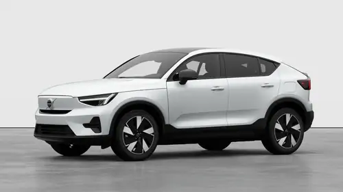 Nouveau Volvo EC40 Crossover (SUV Coupé) Plus Électrique 2 roues motrices (Propulsion) Crystal White Pearl