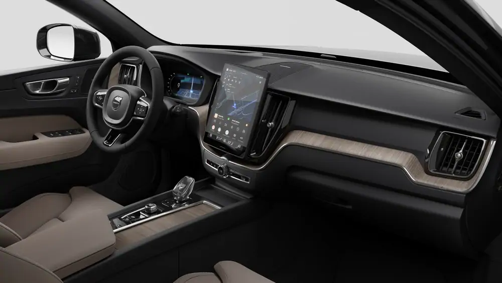 Nouveau Volvo XC60 SUV Plus Hybride rechargeable 4 roues motrices Onyx Black 4