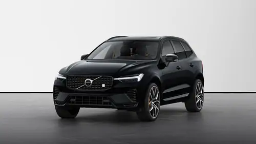 Nouveau Volvo XC60 SUV Polestar Engineered Hybride rechargeable 4 roues motrices Onyx Black
