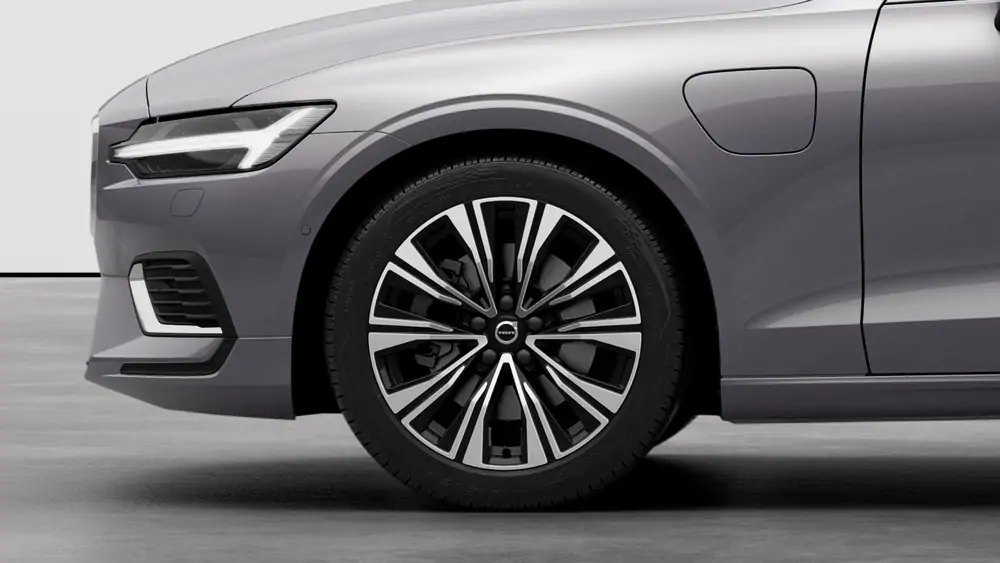 Nouveau Volvo V60 Break Ultimate Hybride rechargeable 4 roues motrices Aurora Silver 3