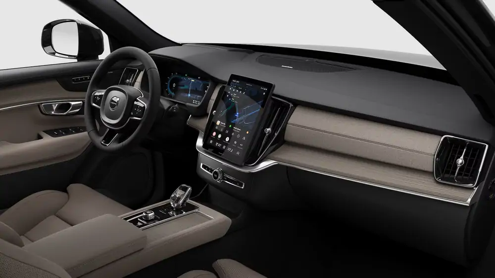 Nouveau Volvo XC90 SUV Ultimate Hybride rechargeable 4 roues motrices Onyx Black 4
