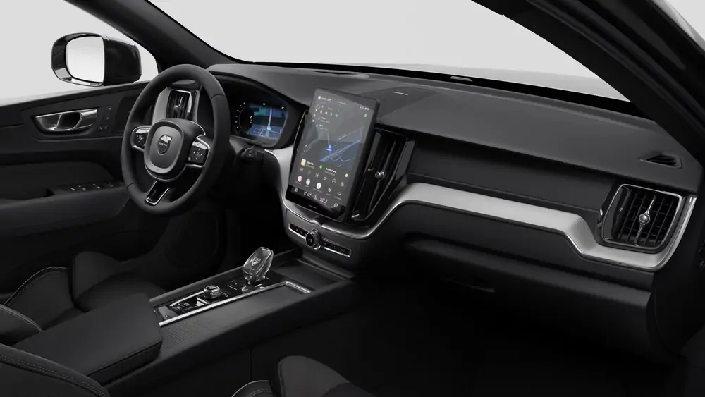 Nouveau Volvo XC60 SUV Ultimate Hybride rechargeable 4 roues motrices Onyx Black 4