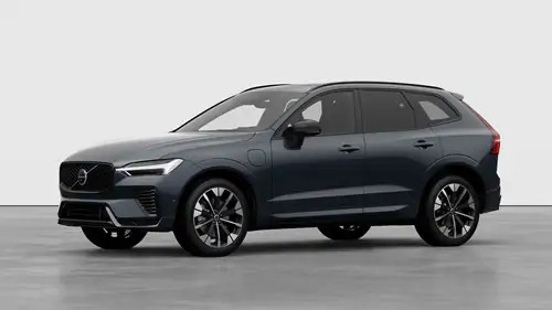 Nouveau Volvo XC60 SUV Ultimate Hybride rechargeable 4 roues motrices Denim Blue