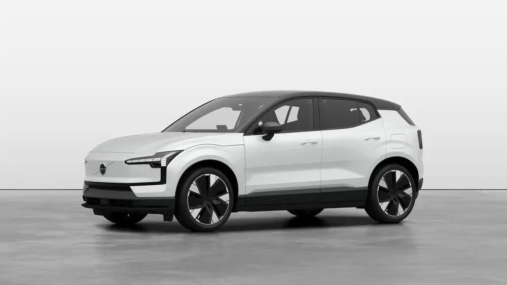 Nouveau Volvo EX30 SUV Plus électrique 2 roues motrices (Propulsion) Crystal White Pearl 1