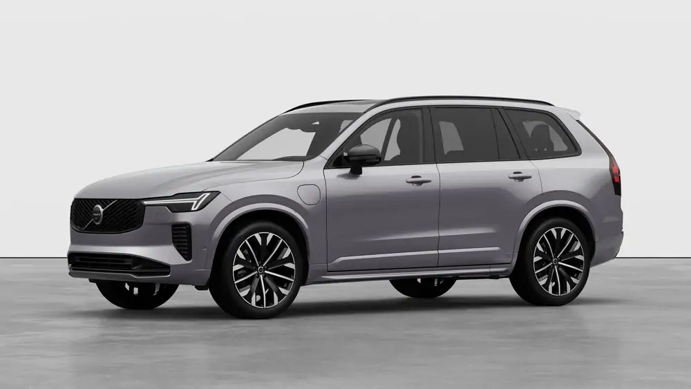 Nouveau volvo XC90 SUV Ultra Hybride rechargeable 4 roues motrices Aurora Silver 1