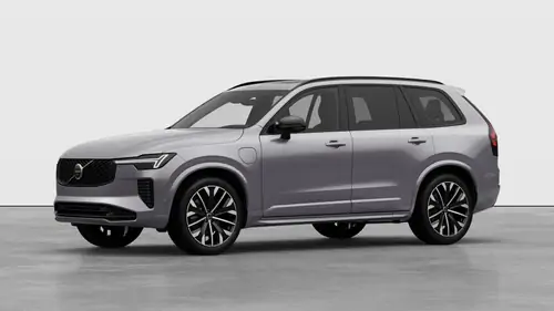 Nouveau volvo XC90 SUV Ultra Hybride rechargeable 4 roues motrices Aurora Silver