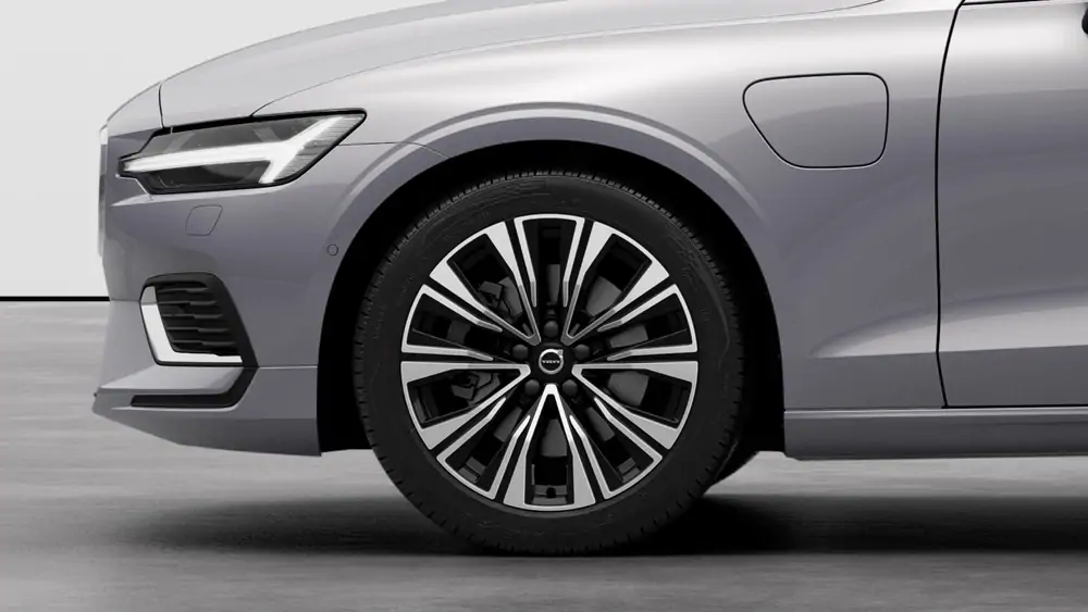Nouveau Volvo V60 Break Ultimate Hybride rechargeable 4 roues motrices Silver Dawn 3